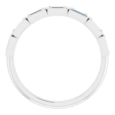 14K White 1/4 CTW Natural Diamond Anniversary Band